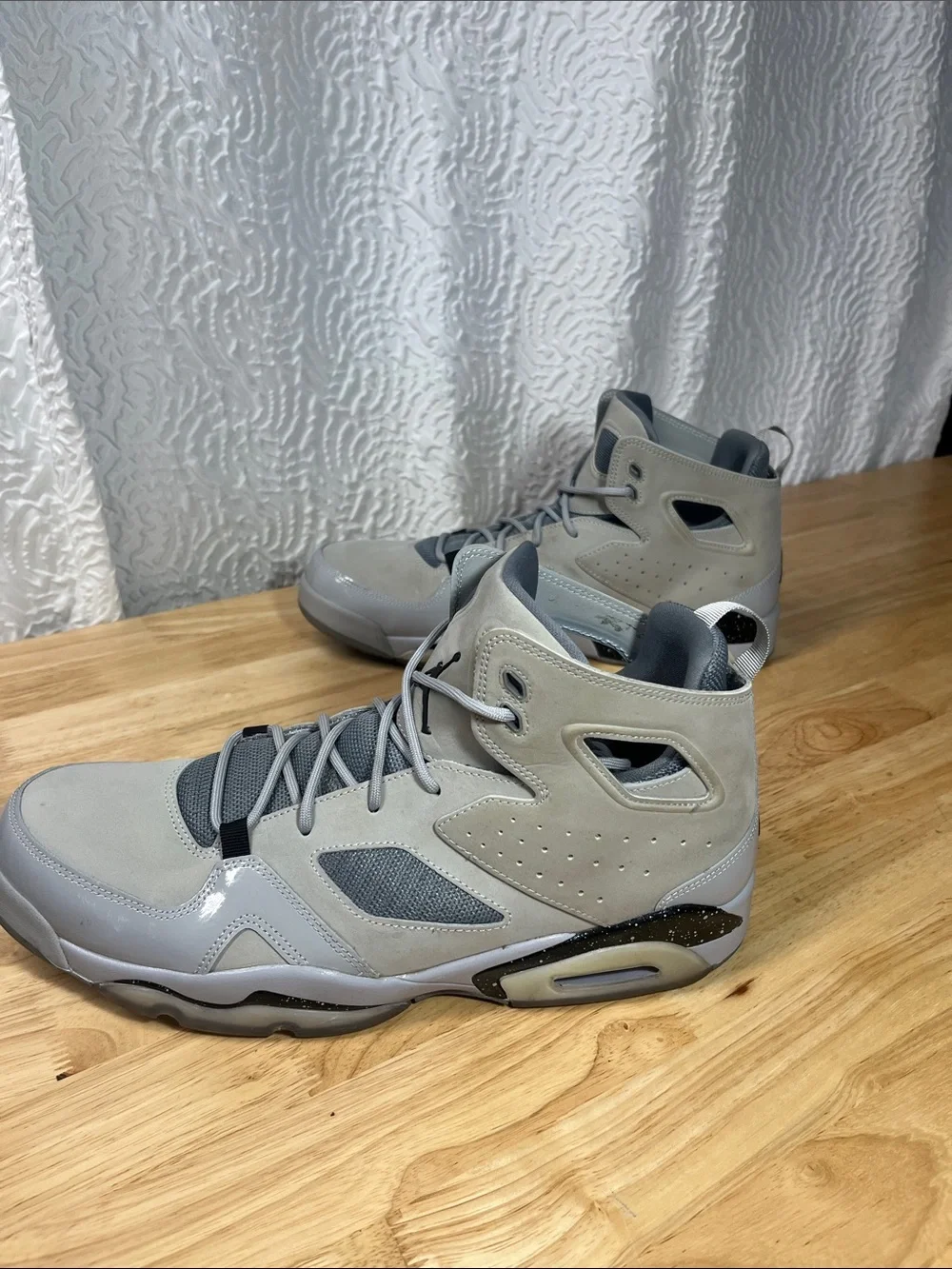 Jordan 555475-003 Flight Club 91 Cool Grey Black Shoes Men Size 11
